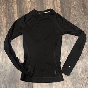 Smartwool Black Merino Long Sleeve Top (xs)